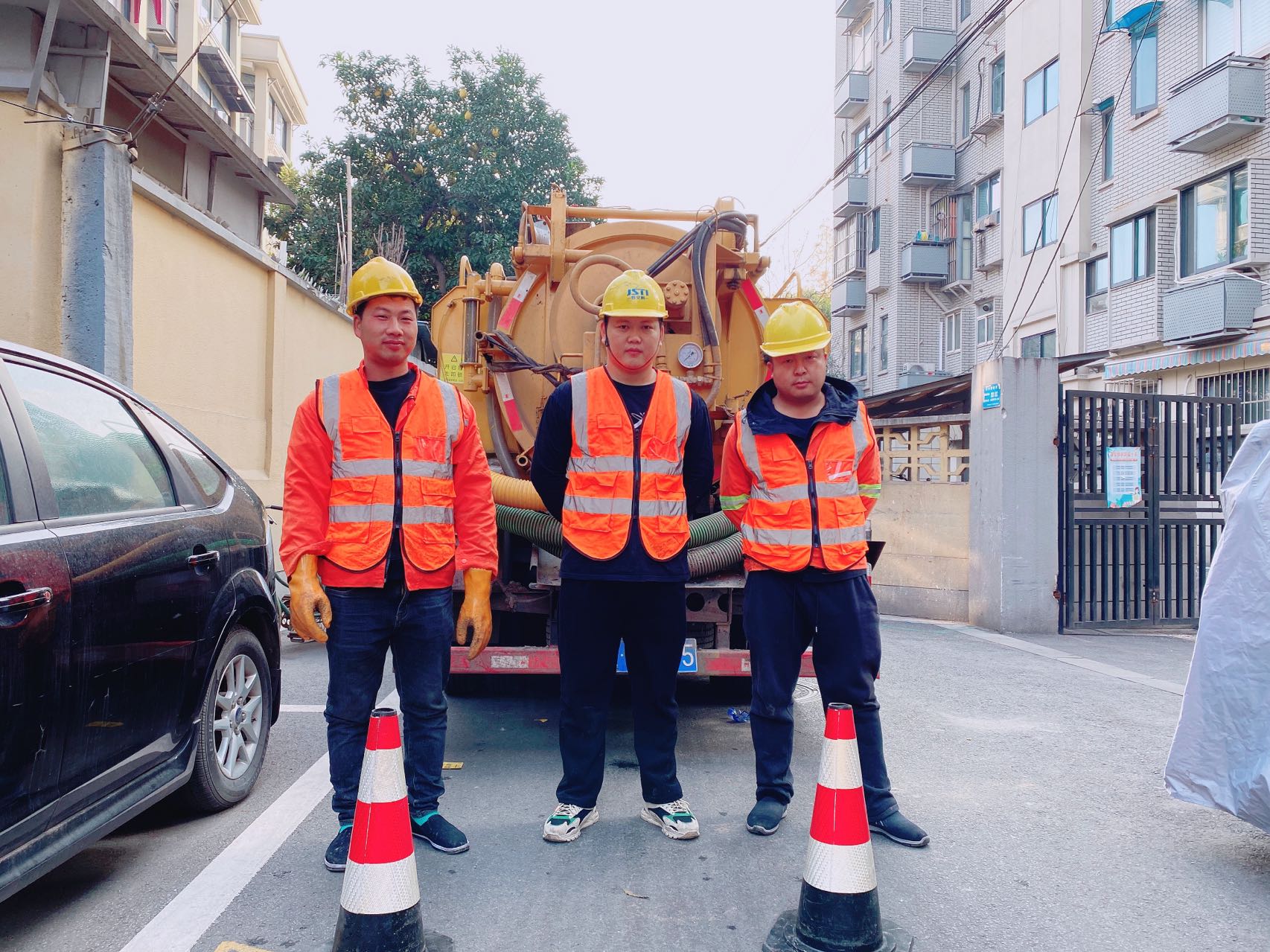 永阳南京某小区管道清淤检测施工